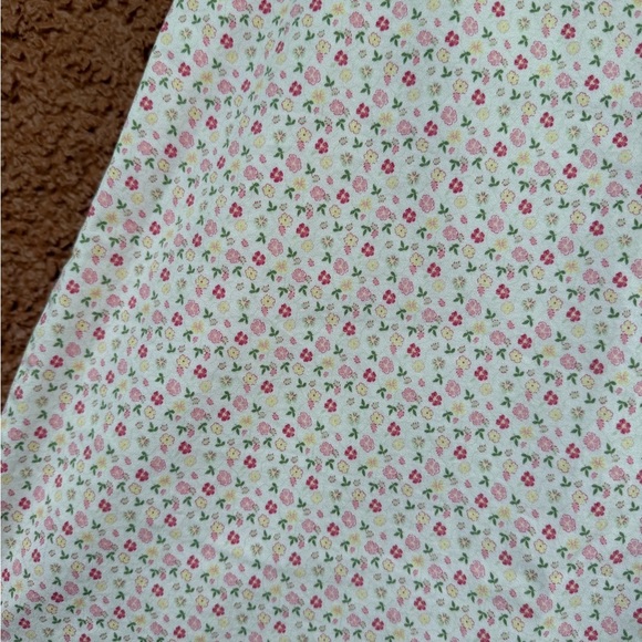 Women’s Christopher and Banks Pink Ditsy Floral Skirt Cottage Unsized - Picture 2 of 5